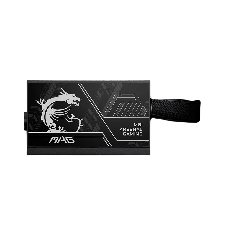 Блок питания MSI MAG A750BN PCIE5 II, 750 Вт, 80 PLUS Bronze, ATX, активный PFC, вентилятор 120x120 мм, фото 2