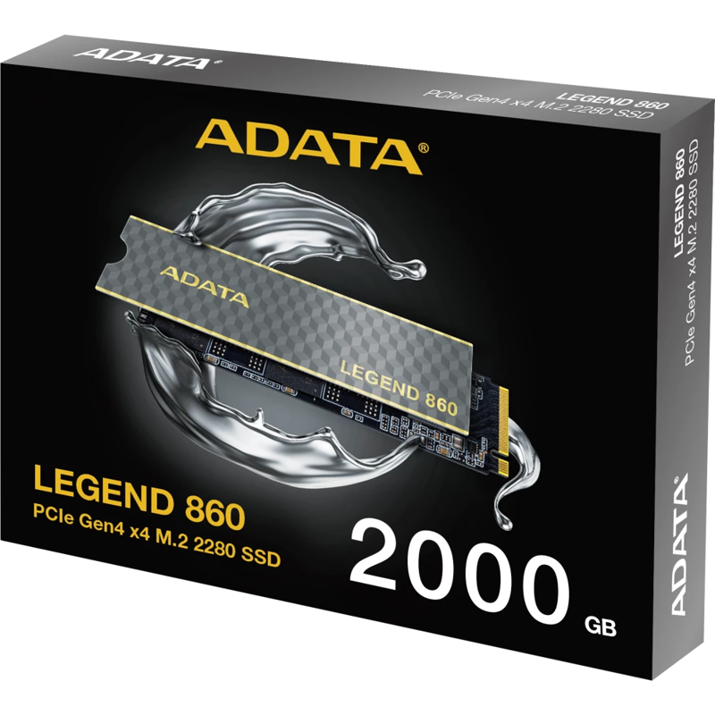 Твердотельный накопитель ADATA SSD LEGEND 860, 2 ТБ, 3D NAND, чтение 6000 МБ/с, 640 ТБ, фото 6