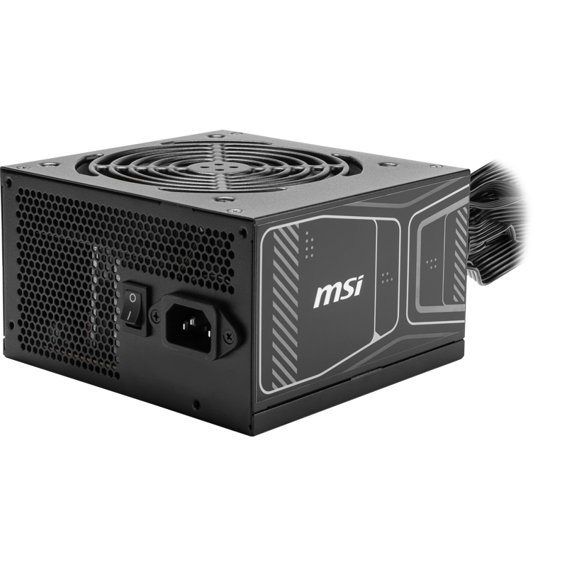 Блок питания MSI MAG A850GN PCIE5, 850 Вт, 80 PLUS Gold, ATX, активный PFC, вентилятор 120x120 мм, фото 3