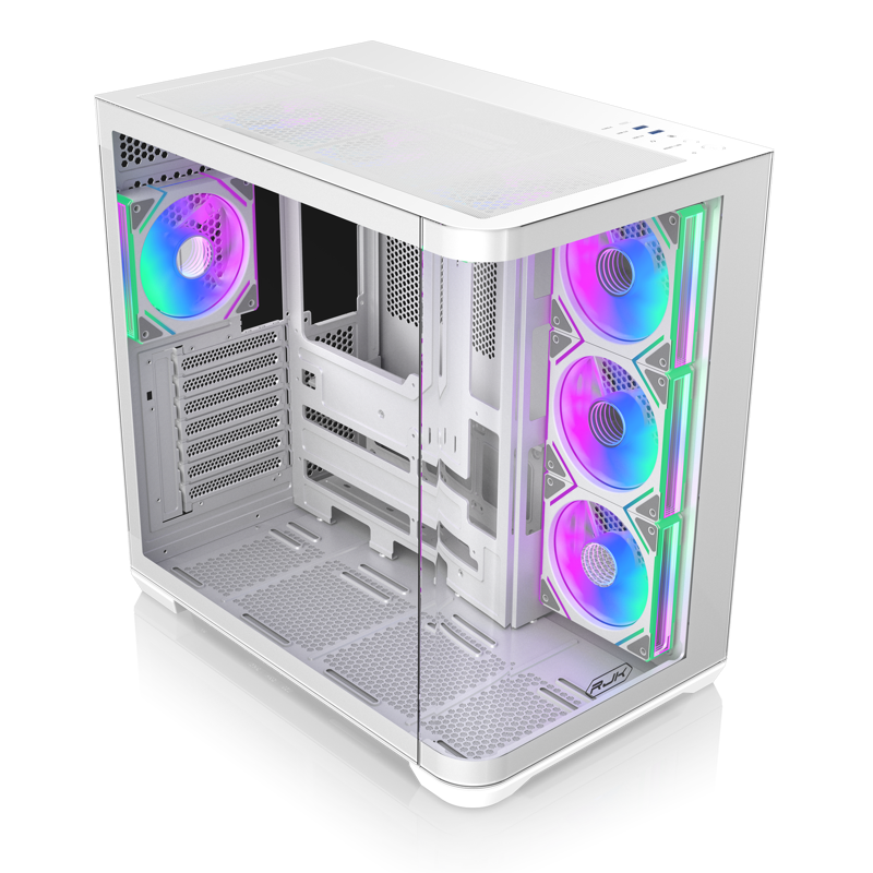 Корпус для ПК Raijintek ATREUS BT7, Midi Tower, белый, под ATX, E-ATX, Micro-ATX, Mini-ITX, подсветка ARGB, фото 18