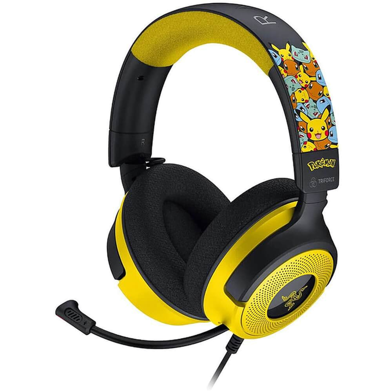 Гарнитура Razer Kraken V4 X - Pokemon Kanto Starters, проводное подключение, Mini-jack, фото 2