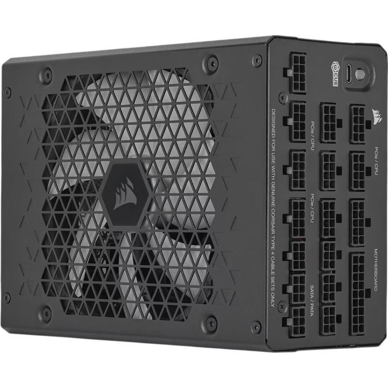 Блок питания Corsair HX1200i Ultra-Low Noise, 1200 Вт, 80 PLUS Platinum, ATX, активный PFC
