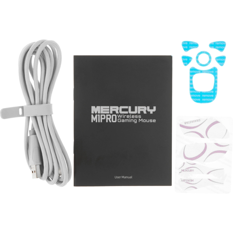 Мышь Gravastar Mercury M1 Pro Lavender Purple, белый, фото 7