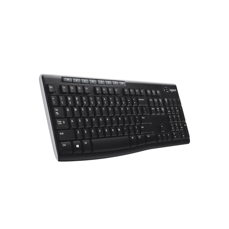 Клавиатура Logitech K270, радиоканал, чёрный, раскладка английская, фото 4