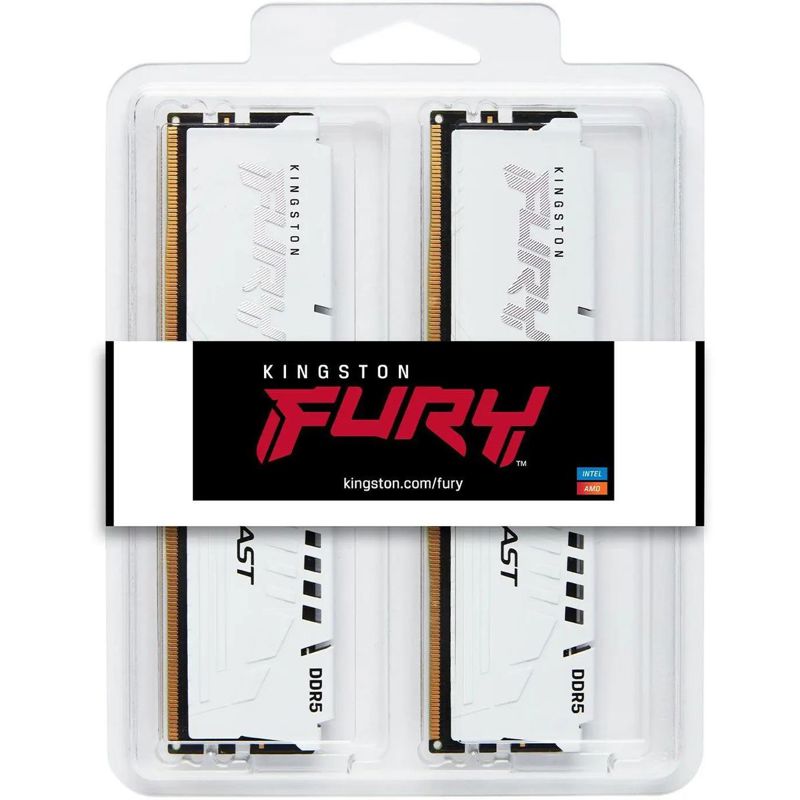 Оперативная память Kingston KF556C40BWK2-32, 32 ГБ (2x16 ГБ), DDR5, 5600 МГц, DIMM, CL40, фото 3