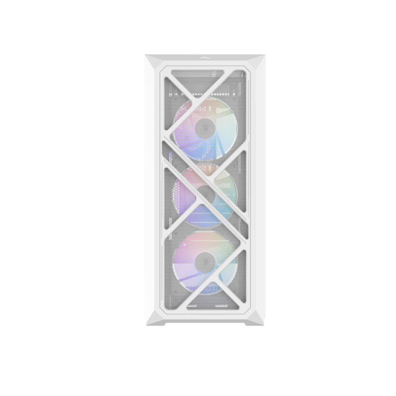 Корпус для ПК Sama S41, Midi Tower, белый, под ATX, mATX, Mini-ITX, подсветка ARGB, фото 2