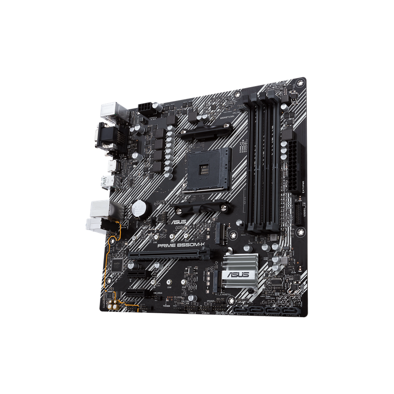 Материнская плата ASUS PRIME B550M-K, AM4, AMD B550, Micro-ATX, DDR4, фото 5