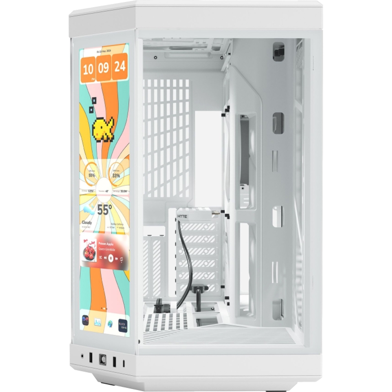 Корпус для ПК Hyte Y70 Touch Infinite, Midi Tower, белый, CS-HYTE-Y70TTI-WW, фото 4