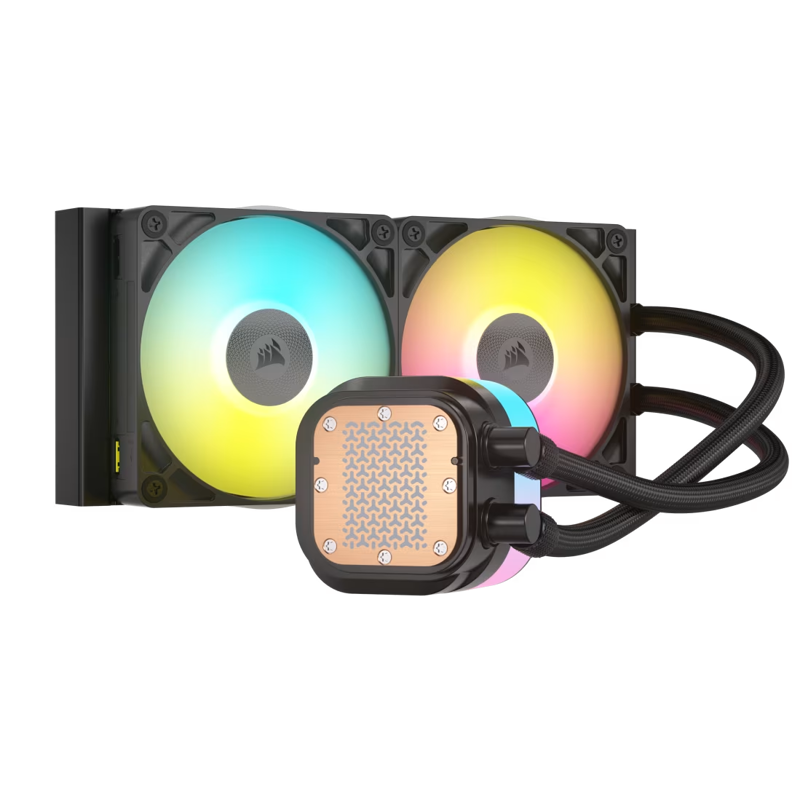 Система жидкостного охлаждения Corsair iCUE LINK TITAN 240 RX RGB, вентилятор 120 мм, шум 36 дБА, 73.4 CFM, фото 3