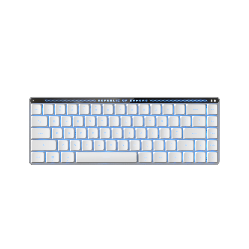 Клавиатура ASUS M603 FALCHION RX LP, USB-C, Bluetooth, белый, подсветка, фото 2