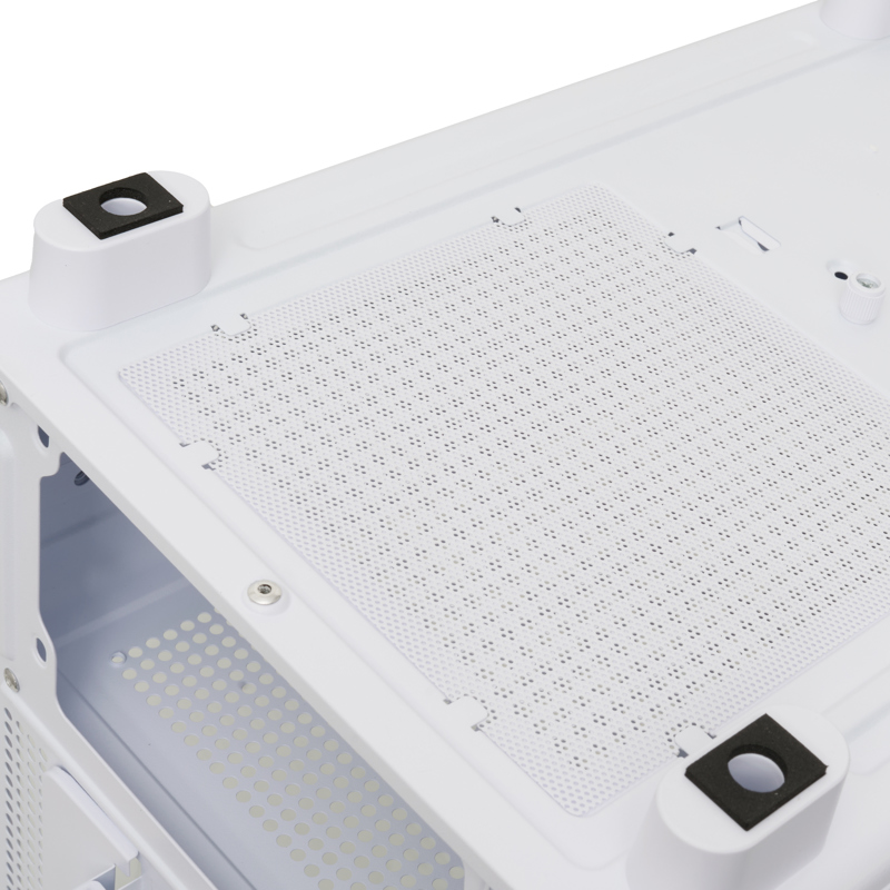 Корпус для ПК Hspd F510, Midi Tower, белый, под ATX, mATX, mITX, материал закалённое стекло, сталь, фото 9
