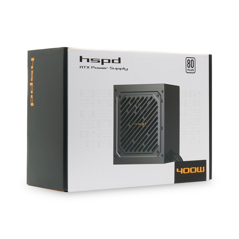 Блок питания Hspd HST-400WN-BK, 400 Вт, 80 PLUS White, ATX, активный PFC, вентилятор 120x120 мм, фото 16