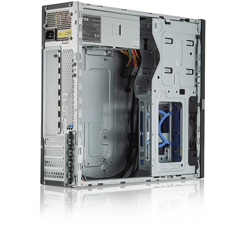 Корпус для ПК Foxline mATX Desktop, Mini Tower, с БП 300 Вт, чёрный, под mATX, Mini-ITX, материал сталь, фото 15