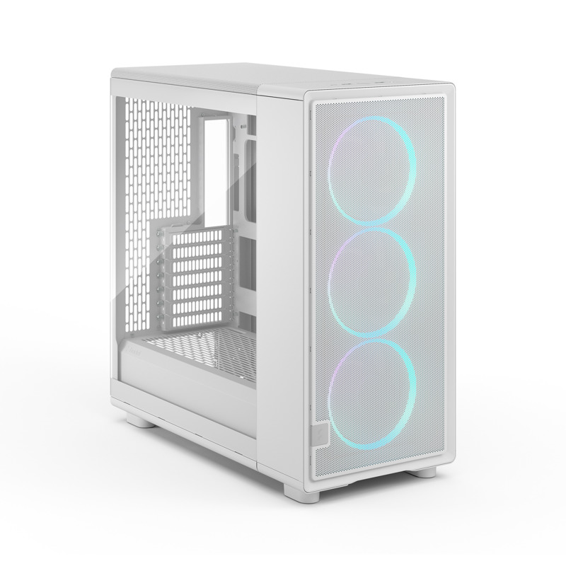 Корпус для ПК Fractal Design Epoch XL TG RGB Clear Tint, Full Tower, белый, подсветка ARGB, фото 26