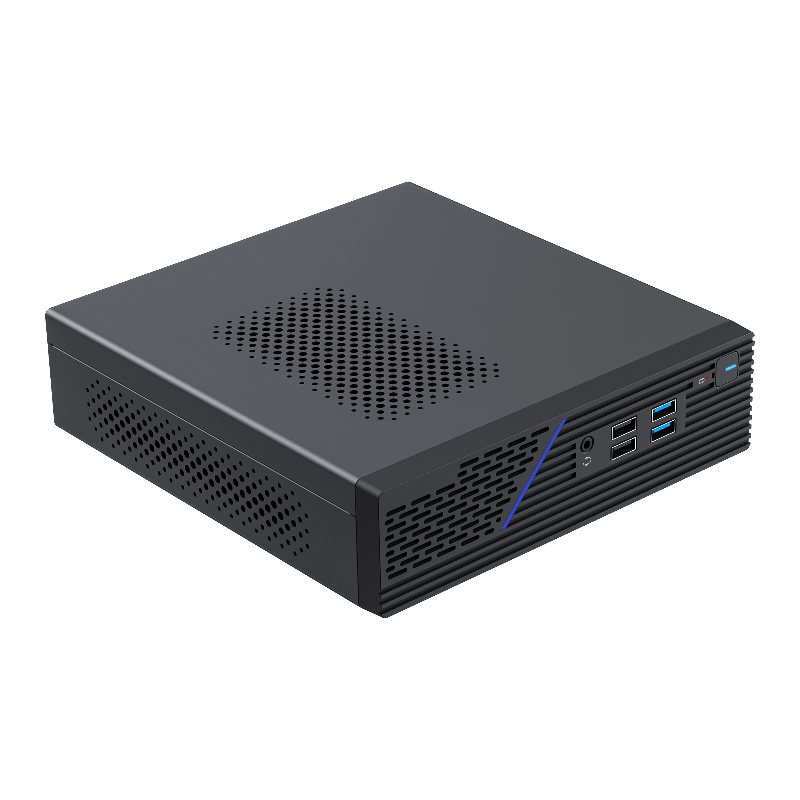 Корпус для ПК Foxline FL-109-AD120-DC, с БП 120 Вт, чёрный, фото 7
