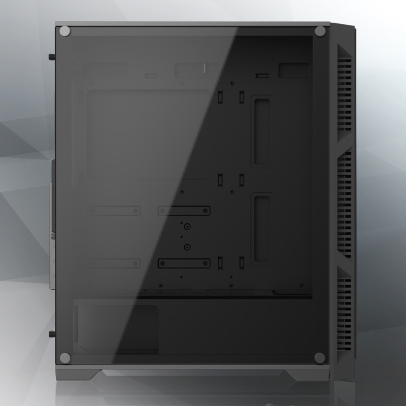 Корпус для ПК Raijintek ARCADIA III-MS4, Midi Tower, чёрный, под ATX, mATX, Mini-ITX, подсветка ARGB, фото 32