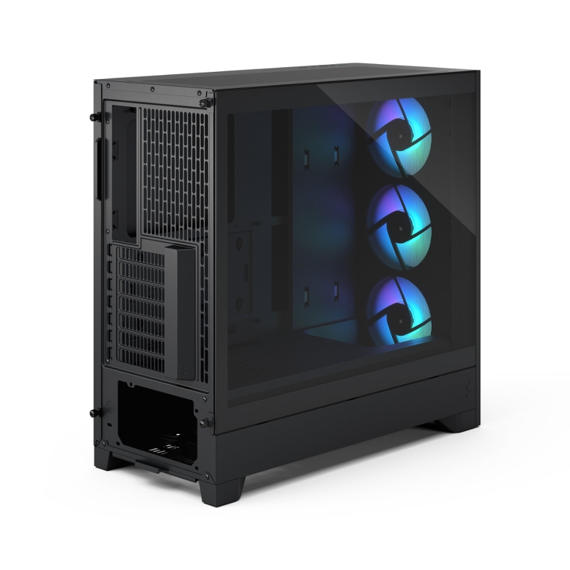 Корпус для ПК Fractal Design Pop 2 Air TG RGB, Midi Tower, чёрный, под ATX, mATX, mITX, подсветка ARGB, фото 7