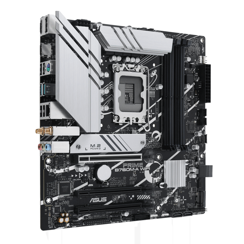 Материнская плата ASUS PRIME B760M-A WIFI, LGA1700, Intel B760, Micro-ATX, DDR5, фото 3