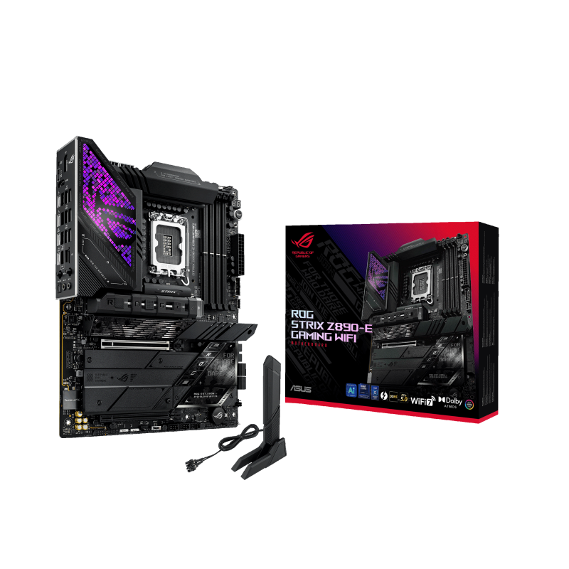 Материнская плата ASUS ROG STRIX Z890-E WIFI, LGA1851, Intel Z890, ATX, DDR5