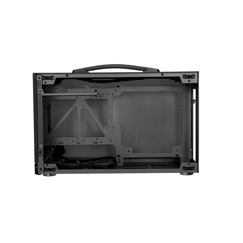 Корпус для ПК PcCooler K101 MESH GY 3F, Mini Tower, серый, под Mini-ITX, материал сталь, фото 3
