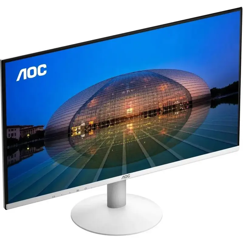 Монитор AOC 24B30H3/BW, 23.8 дюйма, 1920x1080, 120 Гц, IPS, белый, формат 16:9, фото 23