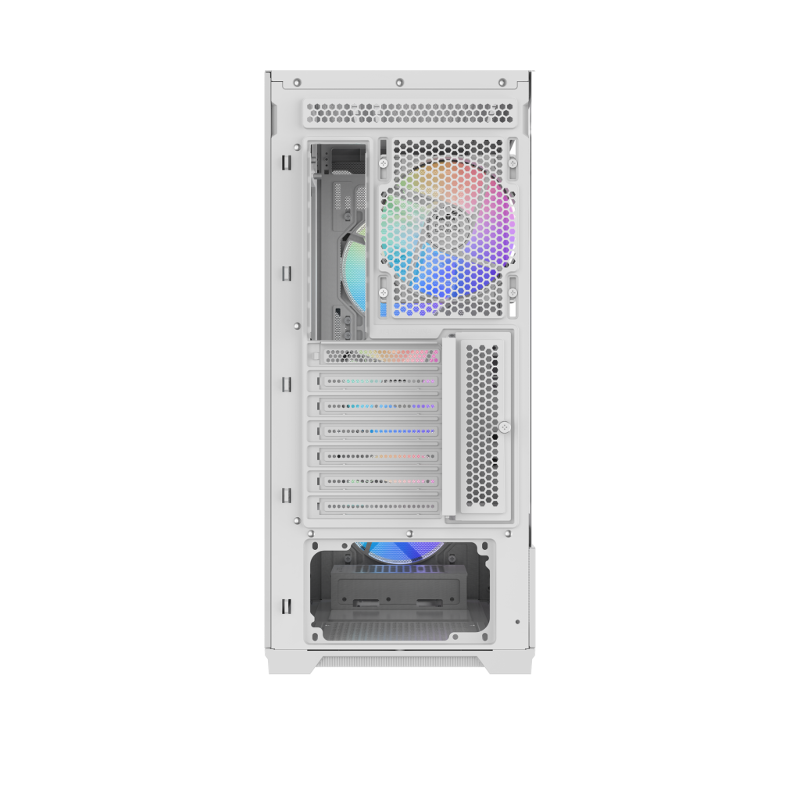 Корпус для ПК Sama S41, Midi Tower, белый, под ATX, mATX, Mini-ITX, подсветка ARGB, фото 4