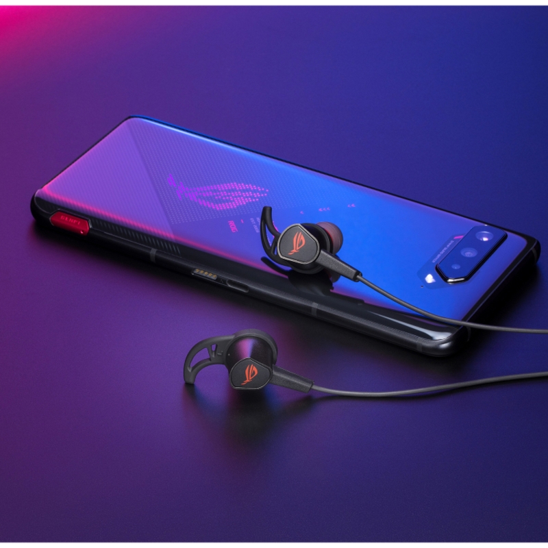 Гарнитура ASUS ROG CETRA II CORE, проводное подключение, Jack, внутриканальные, чёрный, для геймеров, фото 6
