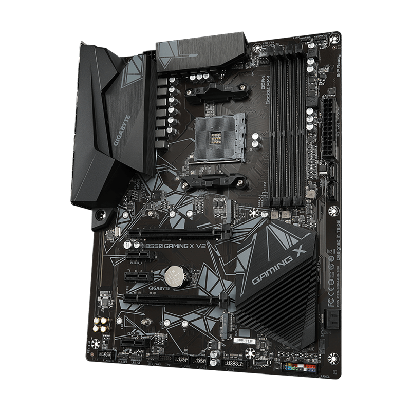 Материнская плата Gigabyte AMD B550 sAM4, AM4, ATX, DDR4, DIMM, 128 ГБ ОЗУ, B550GAMINGXV2, фото 5