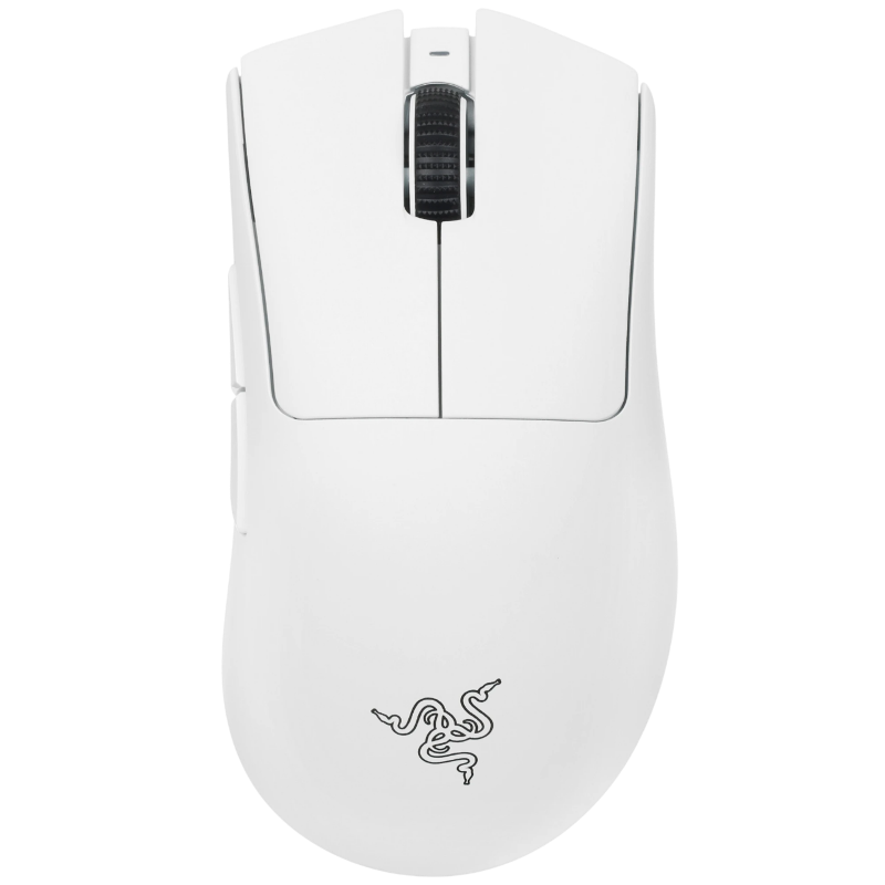 Мышь Razer DeathAdder V3 Pro, USB-A, радиоканал, 30000 dpi, белый, подсветка