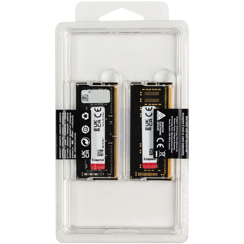 Оперативная память Kingston KF432S20IBK2/16, 16 ГБ (2x8 ГБ), DDR4, 3200 МГц, SO-DIMM, CL20, фото 5