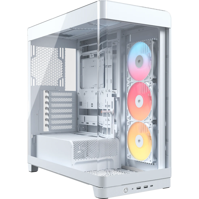 Корпус для ПК Corsair Frame 4500X RS-R ARGB, Midi Tower, белый, под ATX, E-ATX, mATX, Mini-ITX