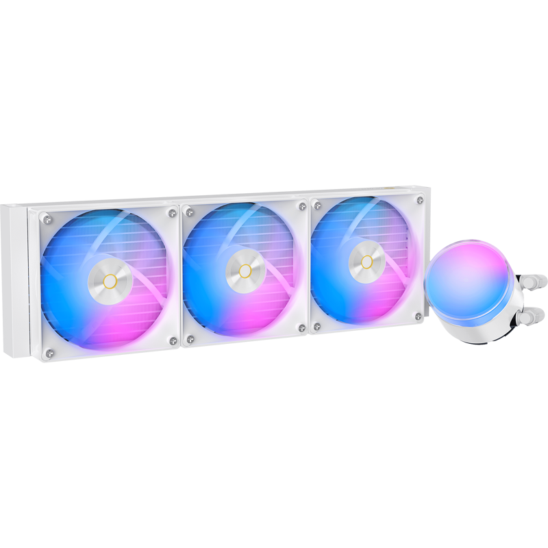 Система жидкостного охлаждения Ocypus Delta L36 WH ARGB V2, вентилятор 120 мм, шум 29 дБА