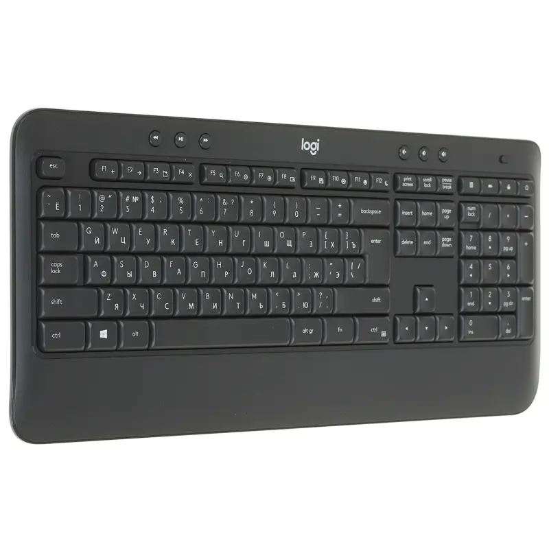 Комплект клавиатура и мышь Logitech Desktop Advanced MK540, радиоканал, фото 4