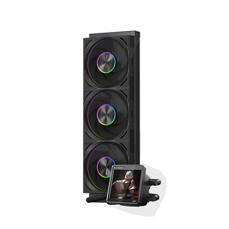 Система жидкостного охлаждения PcCooler DT360 ARGB Display BK, вентилятор 120 мм