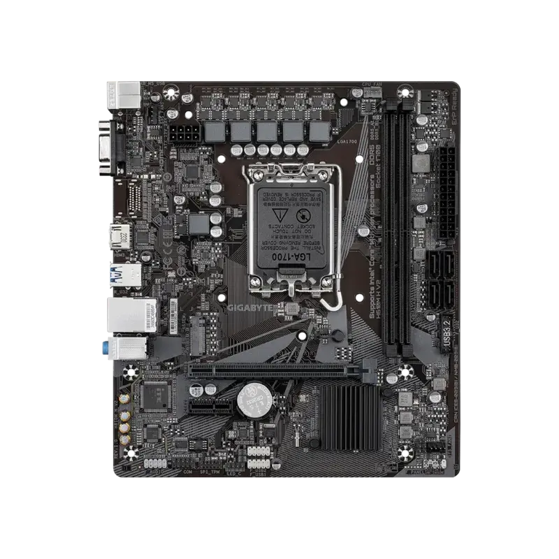Материнская плата Gigabyte INTEL H610 s1700, LGA1700, mATX, DDR5, H610MHV2