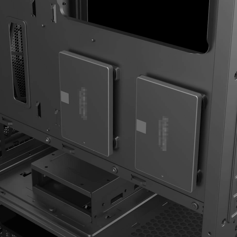 Корпус для ПК Raijintek ARCADIA III, Midi Tower, чёрный, под ATX, mATX, Mini-ITX, фото 16