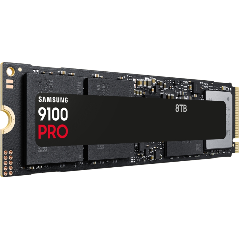Твердотельный накопитель Samsung SSD 9100 PRO, 8000 ГБ, V-NAND, чтение 14800 МБ/с, 4800 ТБ, MZ-VAP8T0BW, фото 14