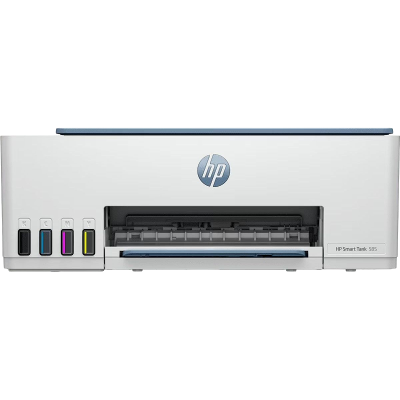 МФУ струйное HP SMART TANK 585, A4, цветная печать, 12 стр./мин, сканирование 600x600 dpi, USB, Wi-Fi