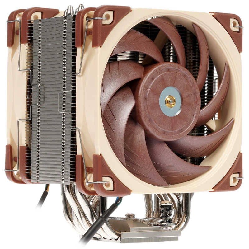 Кулер для процессора Noctua NH-U12A, AM4, AM5, LGA115X, LGA1200, LGA1700, LGA1851, до 169 Вт, шум 22.6 дБА