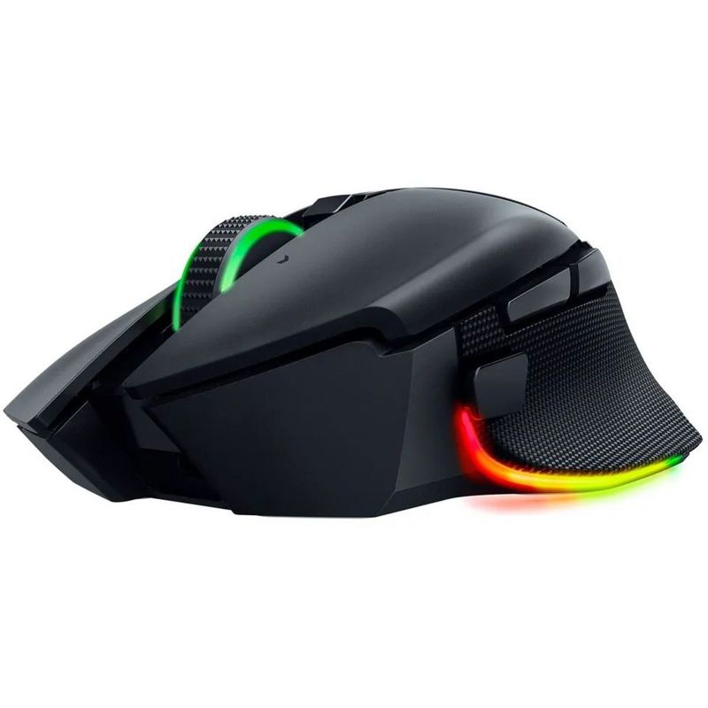 Мышь Razer Basilisk V3 Pro 35K, радиоканал, 35000 dpi, чёрный, подсветка, фото 3