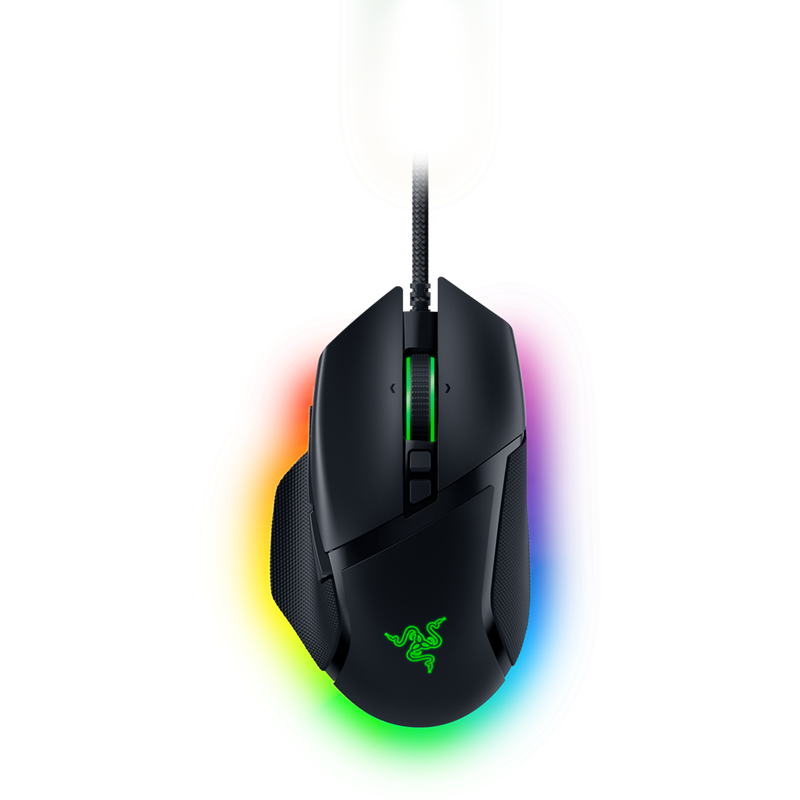 Мышь Razer Basilisk V3, проводное подключение, USB-A, 26000 dpi, чёрный, подсветка