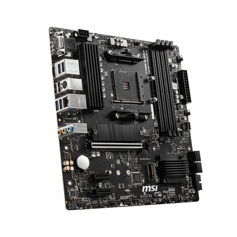 Материнская плата MSI AMD B550 sAM4, AM4, Micro-ATX, DDR4, DIMM, 128 ГБ ОЗУ, фото 4
