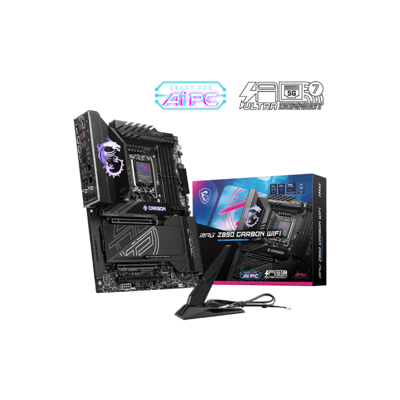 Материнская плата MSI MPG Z890 CARBON WIFI, LGA1851, Intel Z890, ATX, DDR5
