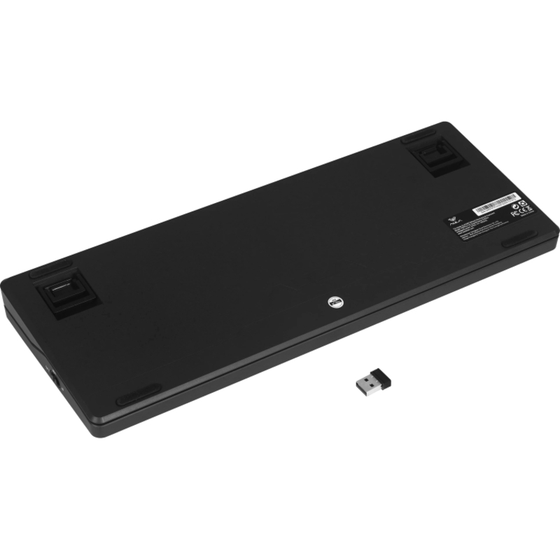 Клавиатура AULA F87Pro V2, проводное и беспроводное подключение, серый, подсветка, фото 6