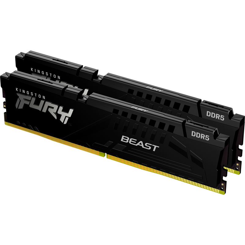 Оперативная память Kingston KF564C32BBEK2-32, 32 ГБ (2x16 ГБ), DDR5, 6400 МГц, DIMM, PC5-51200, CL32