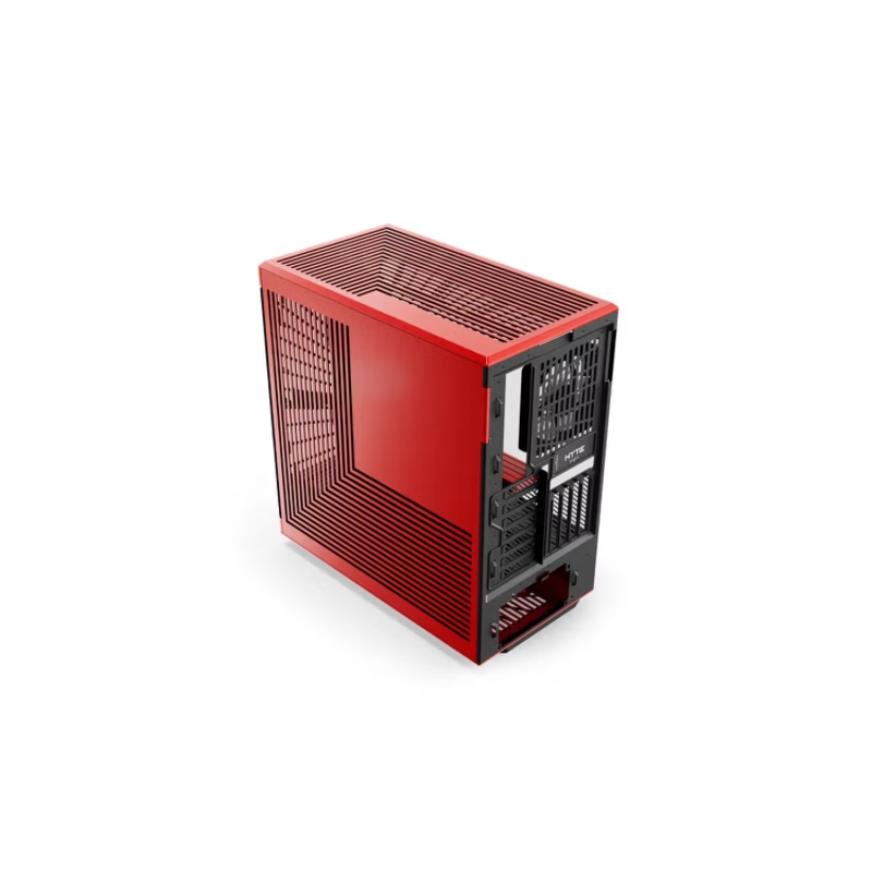 Корпус для ПК Hyte Y40, Midi Tower, красный, чёрный, под ATX, mATX, Mini-ITX, фото 3