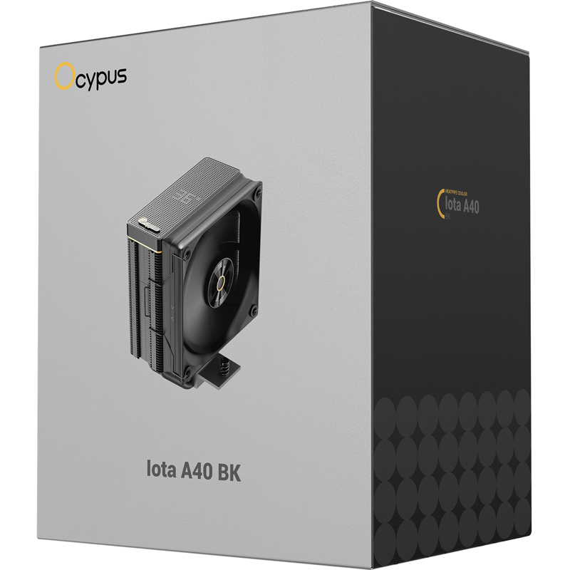 Кулер для процессора Ocypus Iota A40 BK, AM5, до 220 Вт, вентилятор 120 мм, шум 29 дБА, фото 8