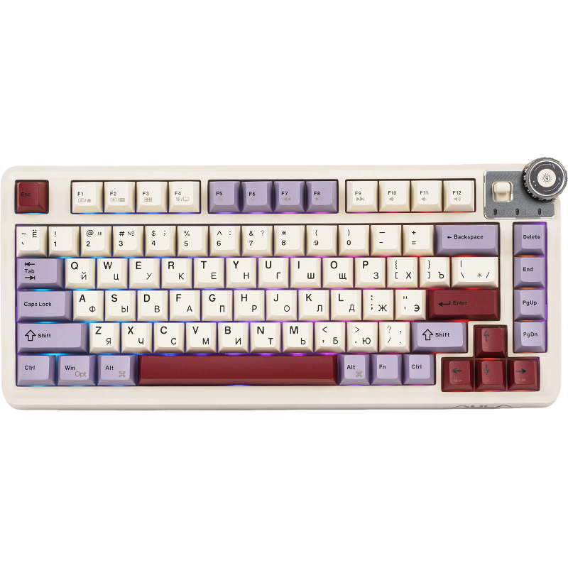 Клавиатура AULA AU75 Star Vector, беспроводное подключение, бежевый