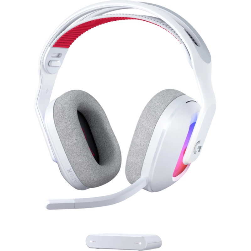 Гарнитура Logitech A20 X, Bluetooth 5.3, USB Type-C, полноразмерные, белый, микрофон съёмный, для геймеров, фото 6
