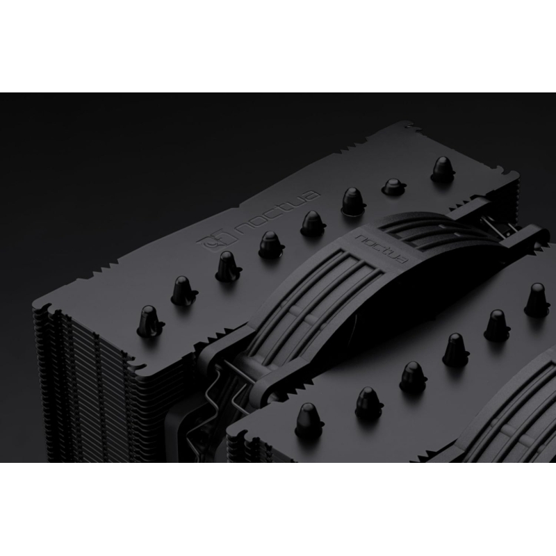 Корпусной вентилятор Noctua Cooler NF-A14x25r G2 PWM chromax.black.swap, 1500 об/мин, фото 4